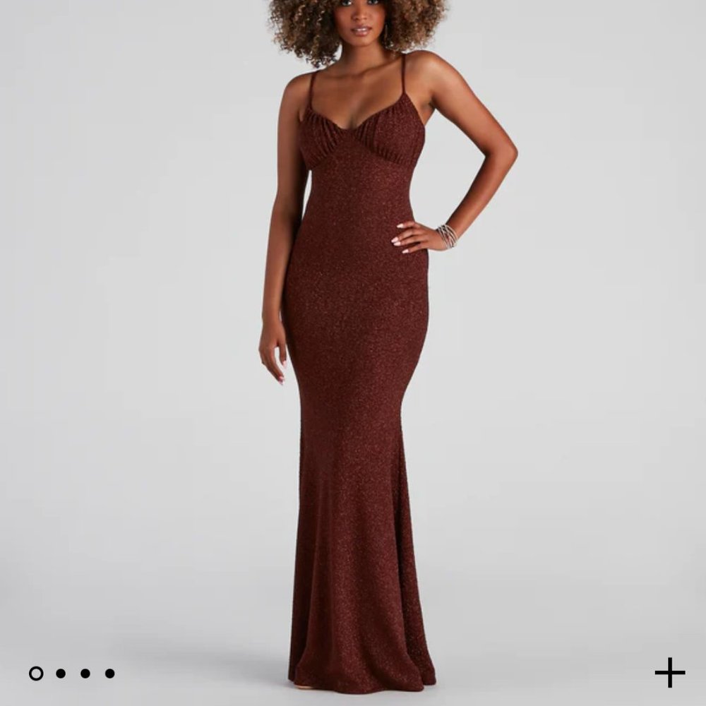 Camille Glitter Knit Mermaid Dress
